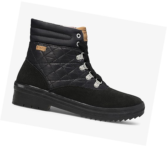 Botas Altas Keds Camp Boot Agua Mujer Negras | YPF-246157