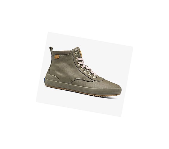 Botas Altas Keds Scout Boot II Agua Mujer Verde Oliva | WSY-271634