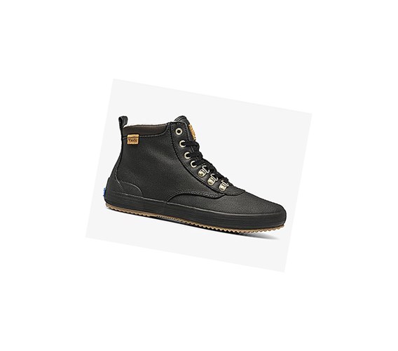 Botas con Cordones Keds Scout Boot II Agua Mujer Negras | AEM-582013