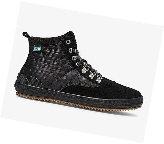 Botas con Cordones Keds Scout Boot II Agua Mujer Negras | WVQ-497528