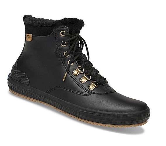 Botas con Cordones Keds Scout Boot II Agua Mujer Negras | WZP-890516