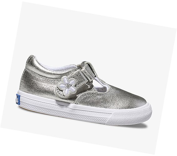 Casuals Shoes Keds Big Kid Daphne Niños Plateadas | DQP-479052