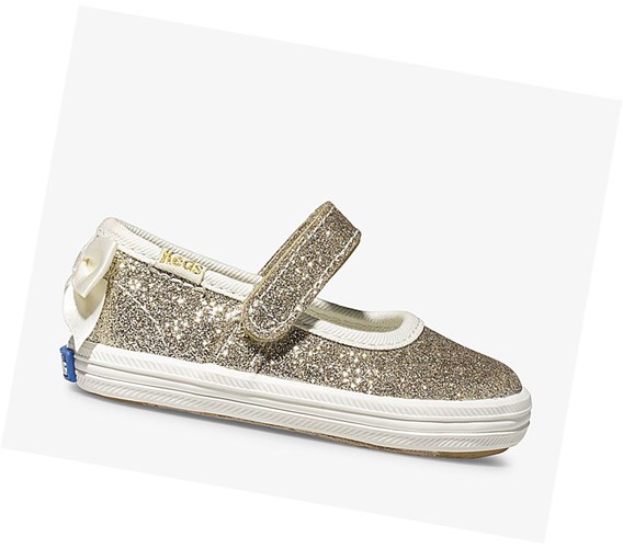 Zapatos Mary Jane Keds Little Kid Wedding Mujer Doradas | XYA-710482