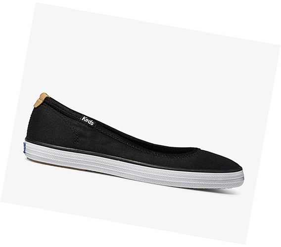 Zapatos Slip On Keds Bryn Comodidad Mujer Negras | CEX-579036