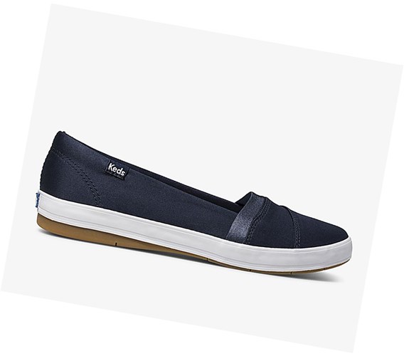 Zapatos Slip On Keds Carmel Mujer Azul Marino | MZJ-536180