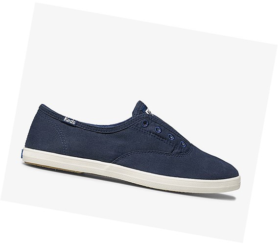 Zapatos Slip On Keds Chillax Seasonal Washable Mujer Azules | ENZ-846150