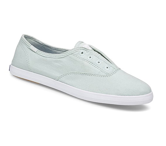 Zapatos Slip On Keds Chillax Washable Mujer Verde | KAP-954083