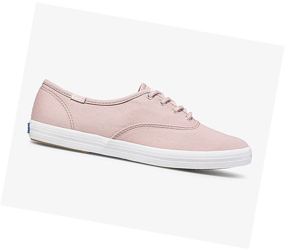 Zapatos con Cordones Keds Champion Fall Solids Mujer Rosas | FAK-053698