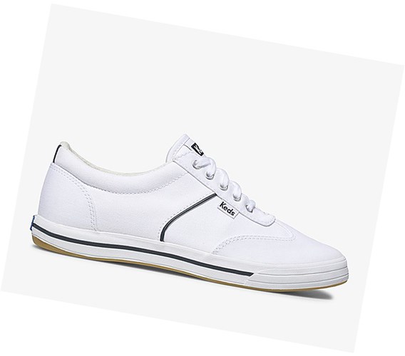 Zapatos con Cordones Keds Courty Mujer Blancas | RTK-928740