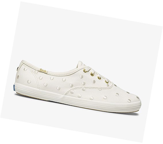 Zapatos con Cordones Keds x kate spade new york Champion Wedding Mujer Blancas | HIR-145872