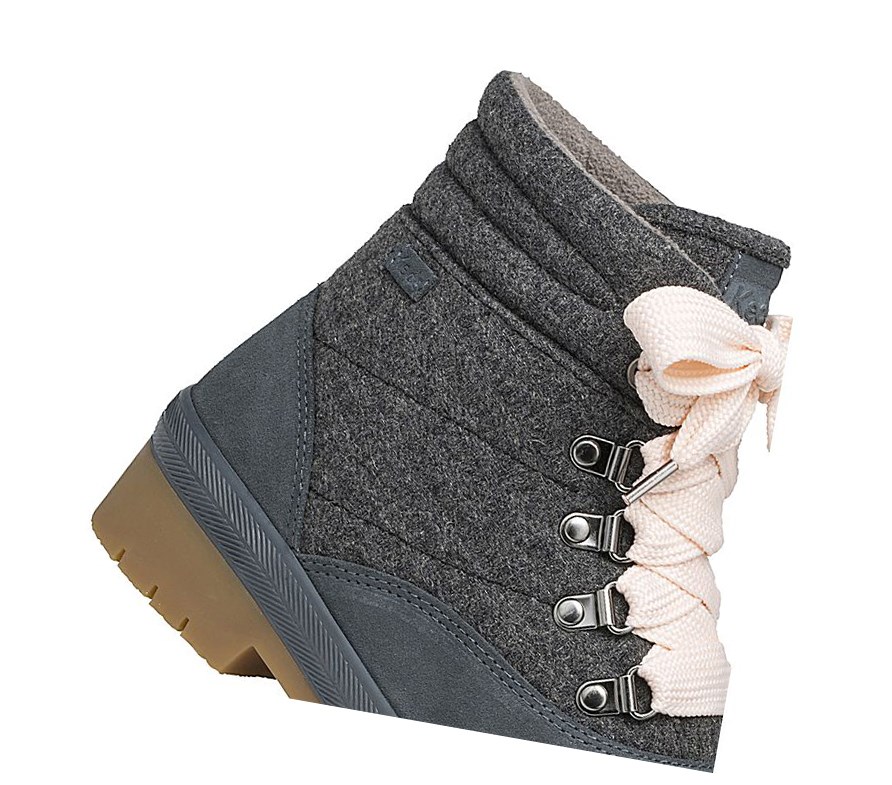 Botas Altas Keds Camp Agua Mujer Azules Gris | MIY-895172