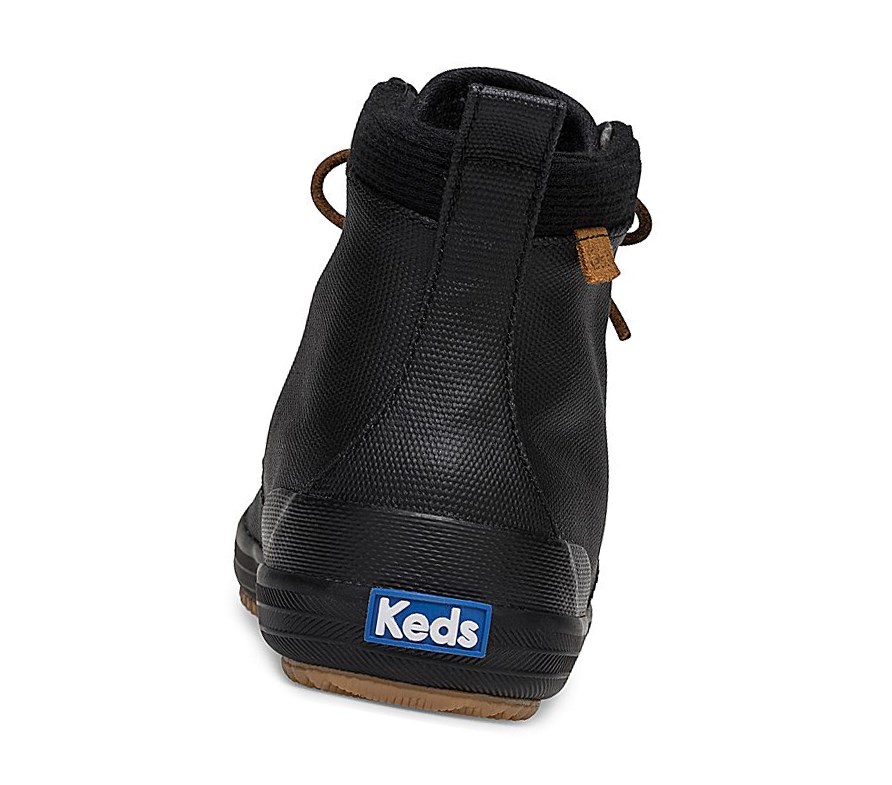 Botas Altas Keds Scout Agua Mujer Negras | BMS-579028