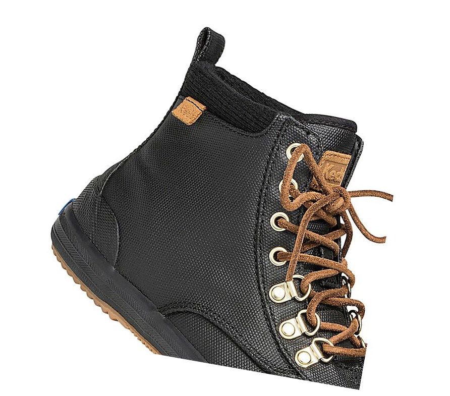 Botas Altas Keds Scout Agua Mujer Negras | BMS-579028