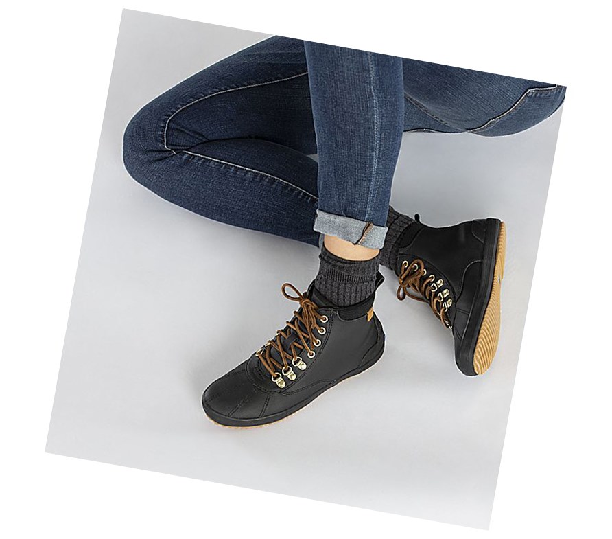 Botas Altas Keds Scout Agua Mujer Negras | BMS-579028