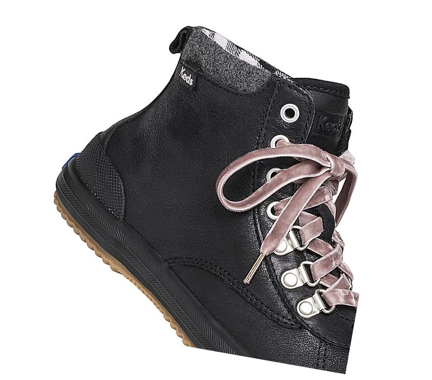 Botas Altas Keds Scout Agua Mujer Negras | CRM-917306