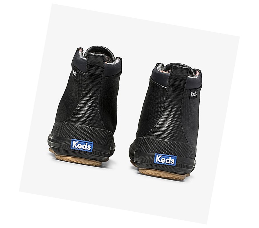 Botas Altas Keds Scout Boot II Agua Mujer Negras | AGE-089437