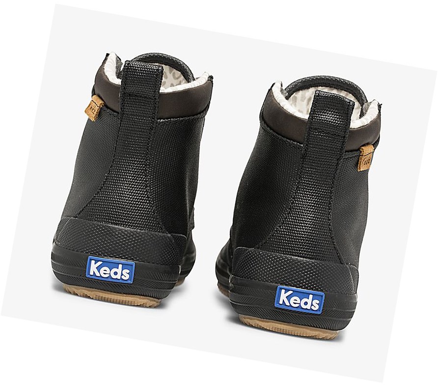 Botas Altas Keds Scout Boot II Agua Mujer Negras | GUX-603827