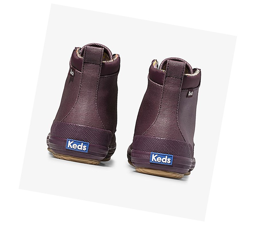 Botas Altas Keds Scout Boot II Agua Mujer Burdeos | OEF-762583