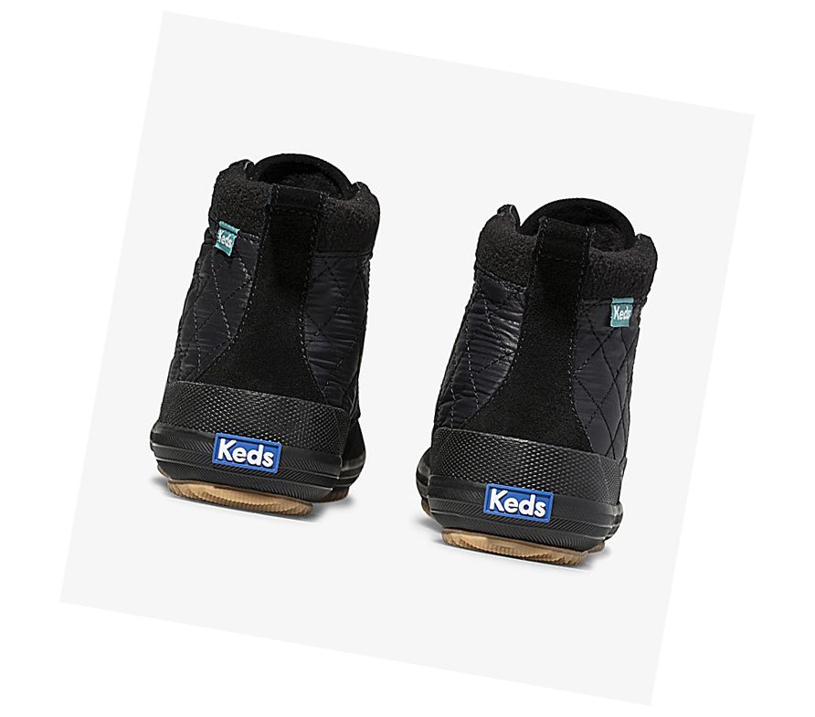 Botas Altas Keds Scout Boot II Agua Mujer Negras | OSN-435167