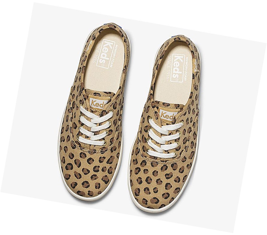 Casuals Shoes Keds Big Kid Champion Spring Niños Leopardo | WLK-061329