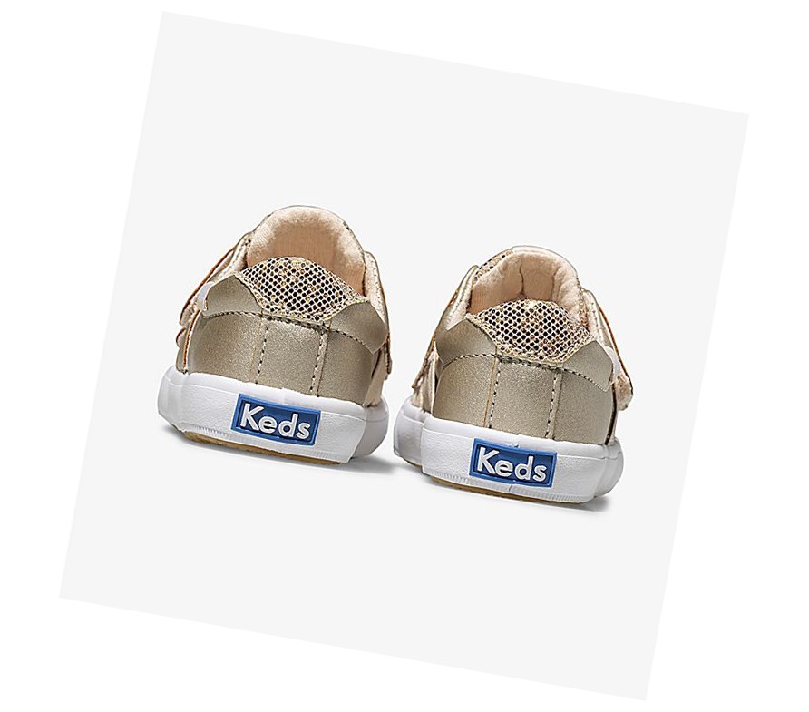 Casuals Shoes Keds Big Kid Courtney Fall Niños Rosas Doradas | OEN-350972