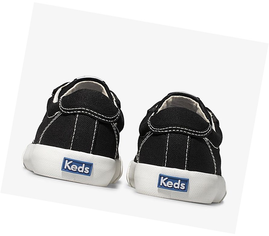 Casuals Shoes Keds Big Kid Crew Kick '75 Niños Negras | TNB-306247