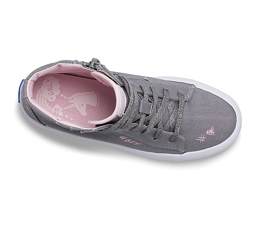 Casuals Shoes Keds Big Kid Double Up High Top Niños Gris | DVM-932014