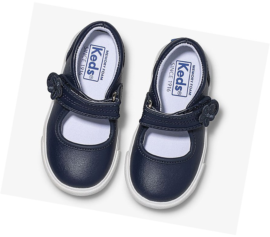 Casuals Shoes Keds Big Kid Ella Niños Azul Marino | BTN-196423