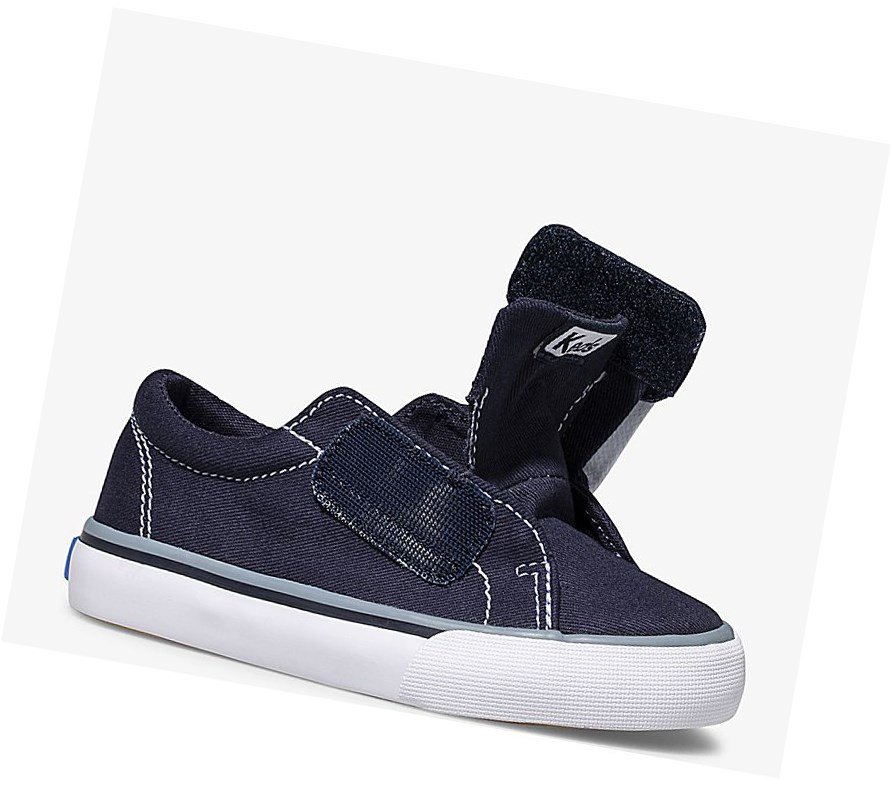 Casuals Shoes Keds Big Kid Jump Kick Jr. Lona Niños Azul Marino | CXW-019865