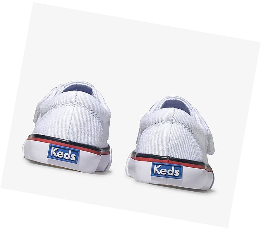 Casuals Shoes Keds Big Kid Jump Kick Jr. Lona Niños Blancas | IEB-764890