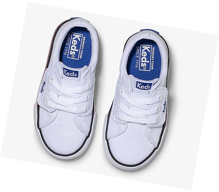 Casuals Shoes Keds Big Kid Jump Kick Jr. Lona Niños Blancas | IEB-764890