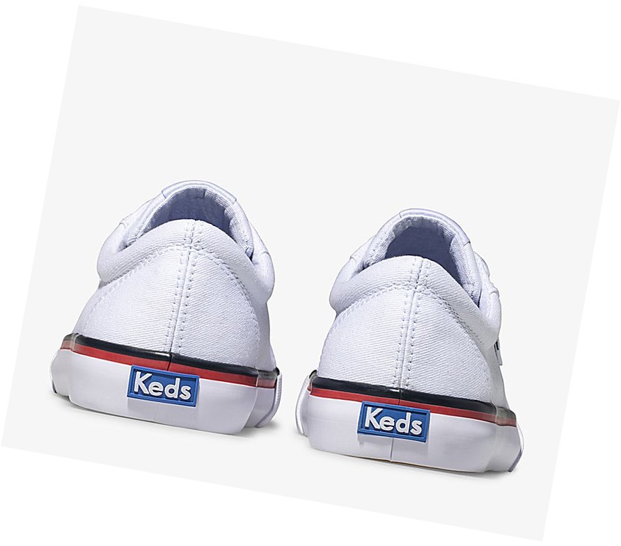 Casuals Shoes Keds Big Kid Jump Kick Lona Niños Blancas | CJF-823197