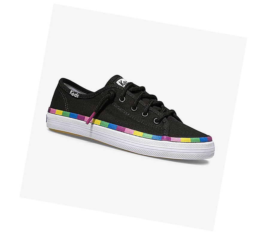 Casuals Shoes Keds Big Kid Kickstart Fall Niños Negras Multicolor | CJV-273150