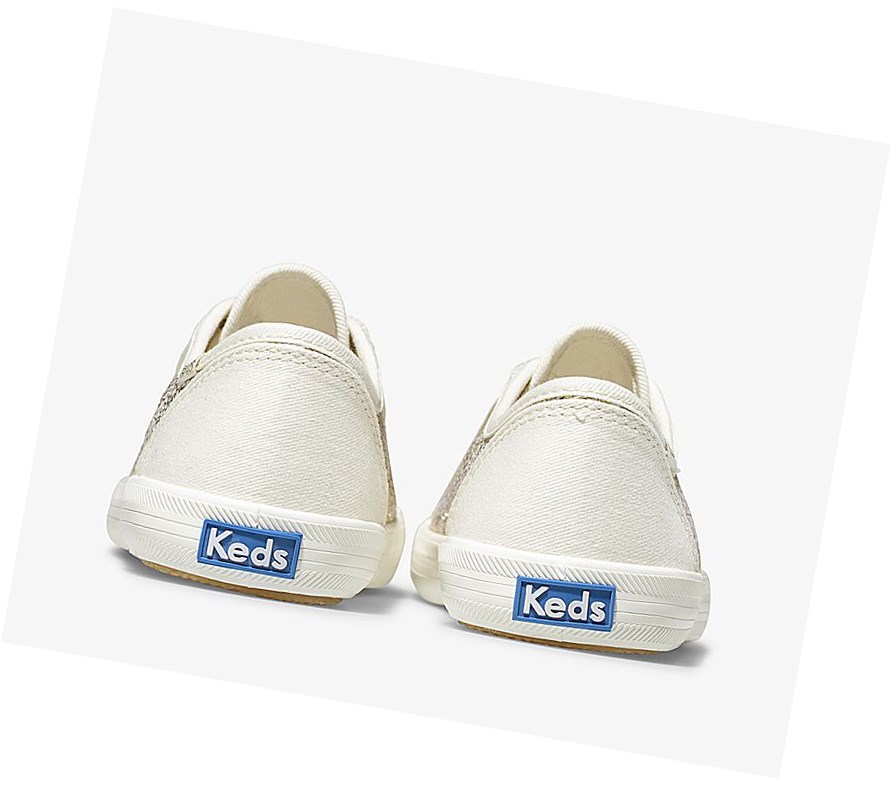 Casuals Shoes Keds Big Kid Kickstart Metallic Sparkle Niños Metal | FLW-702938