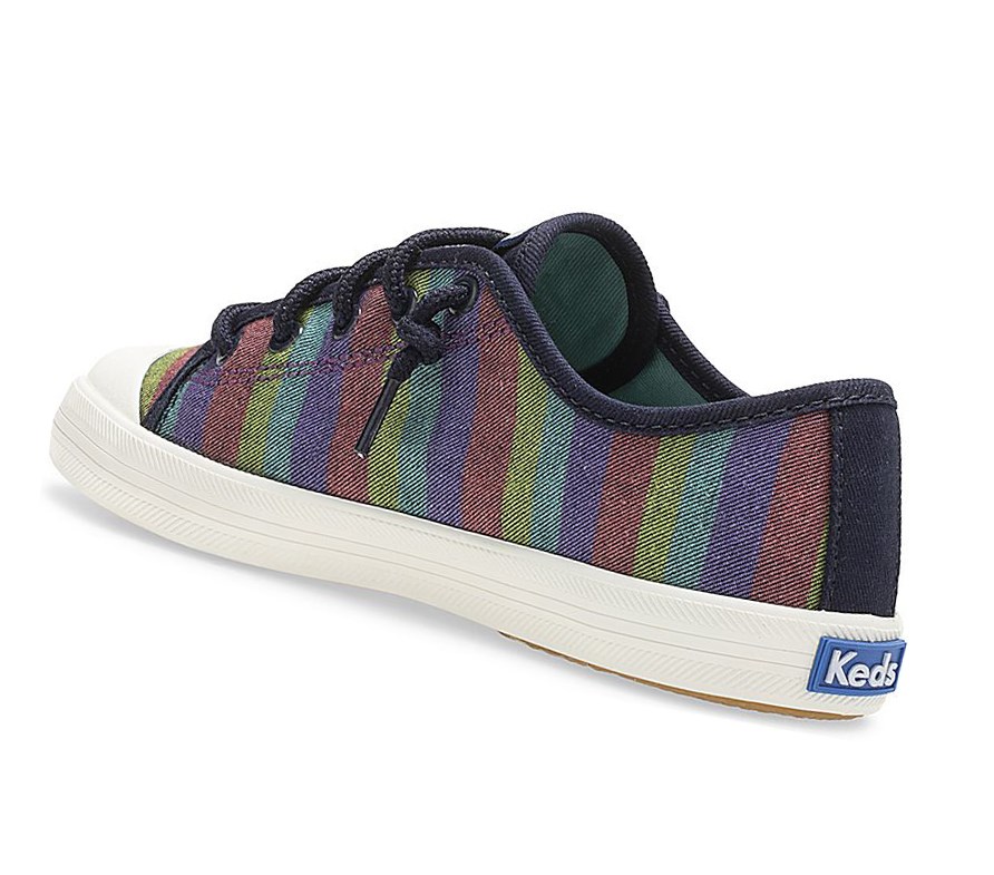 Casuals Shoes Keds Big Kid Kickstart Rainbow Stripe Puntera Cap Niños Multicolor Rayadas | JAZ-605928