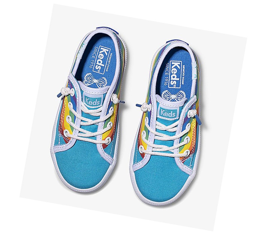 Casuals Shoes Keds Big Kid PWR GRL Kickstart Jr Niños Azules Multicolor | QTY-235706