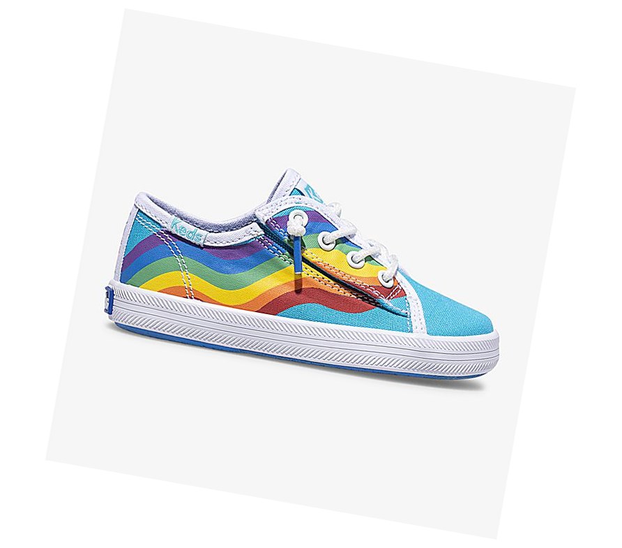 Casuals Shoes Keds Big Kid PWR GRL Kickstart Jr Niños Azules Multicolor | QTY-235706