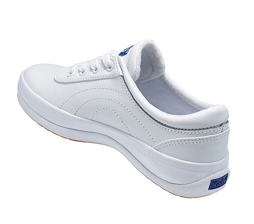 Casuals Shoes Keds Big Kid School Days Niños Blancas | JKN-895024