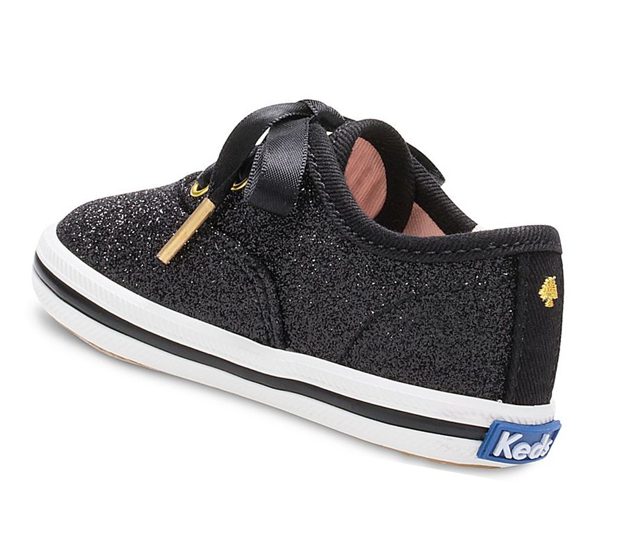 Casuals Shoes Keds Little Kid Wedding Mujer Negras | BFN-521907