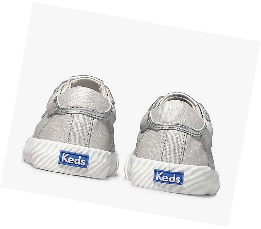 Zapatillas Keds Big Kid Crew Kick '75 Spring Niños Plateadas | DPT-938450