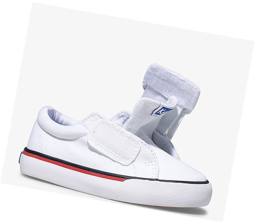 Zapatillas Keds Big Kid Jump Kick Jr. Lona Niños Blancas | CDK-538941