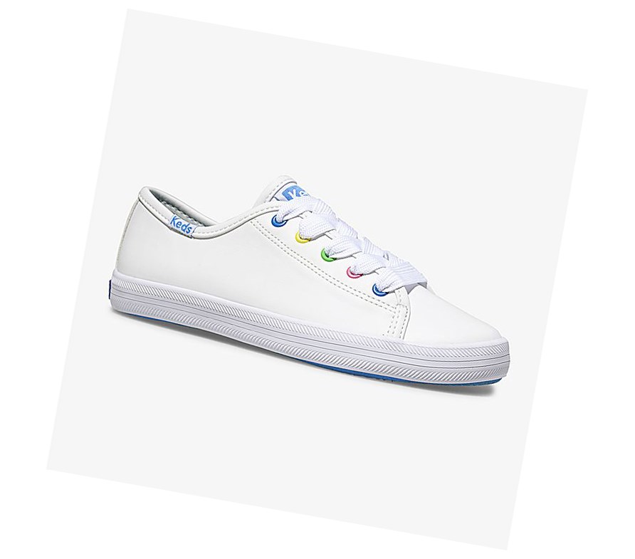 Zapatillas Keds Big Kid Kickstart Multi Niños Blancas Multicolor | XKY-590172