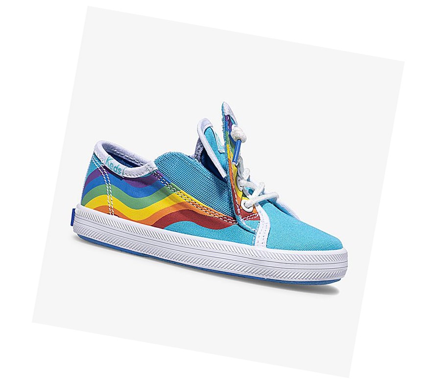 Zapatillas Keds Big Kid PWR GRL Kickstart Jr Niños Azules Multicolor | JZD-718562