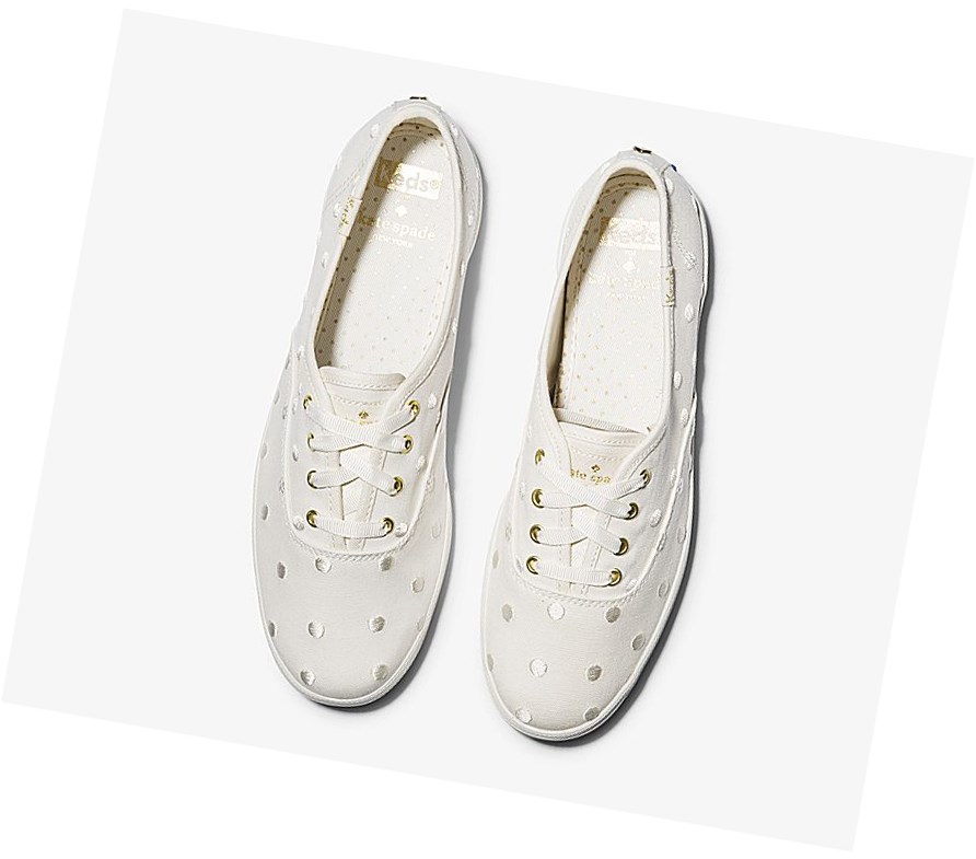 Zapatillas Keds x kate spade new york Champion Wedding Mujer Blancas | DTJ-342708