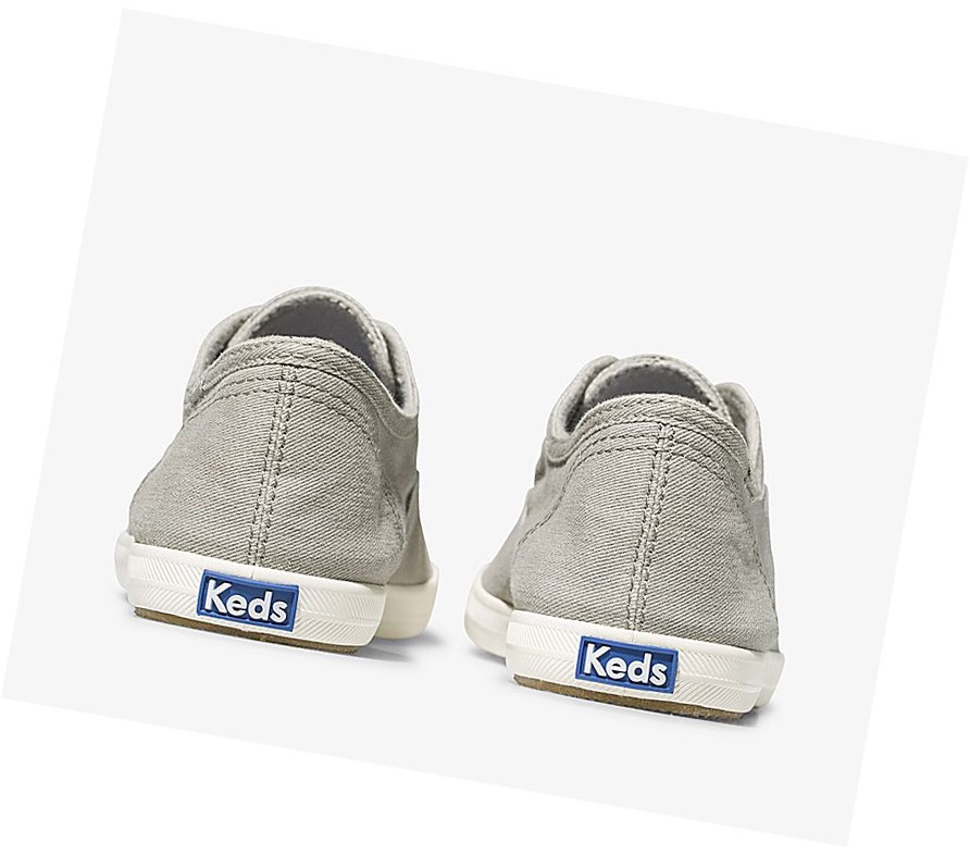 Zapatos Slip On Keds Chillax Seasonal Washable Mujer Gris Oscuro | DFA-275941