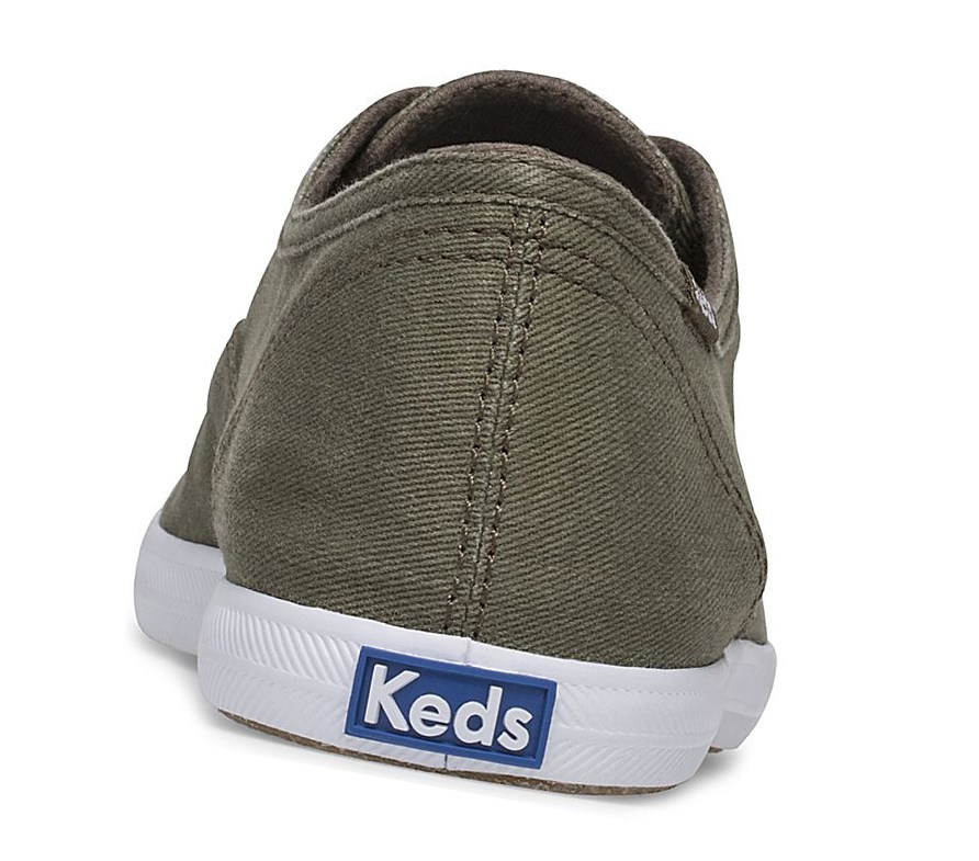 Zapatos Slip On Keds Chillax Washable Comodidad Mujer Verde Oliva | UCI-962354