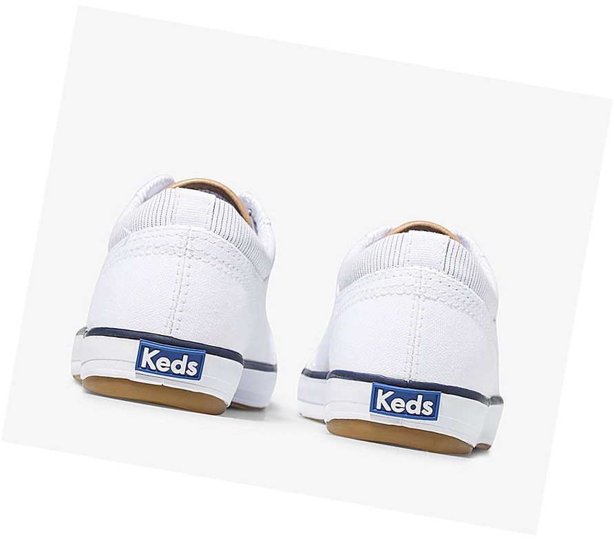 Zapatos con Cordones Keds Center Comodidad Mujer Blancas | OBN-103879