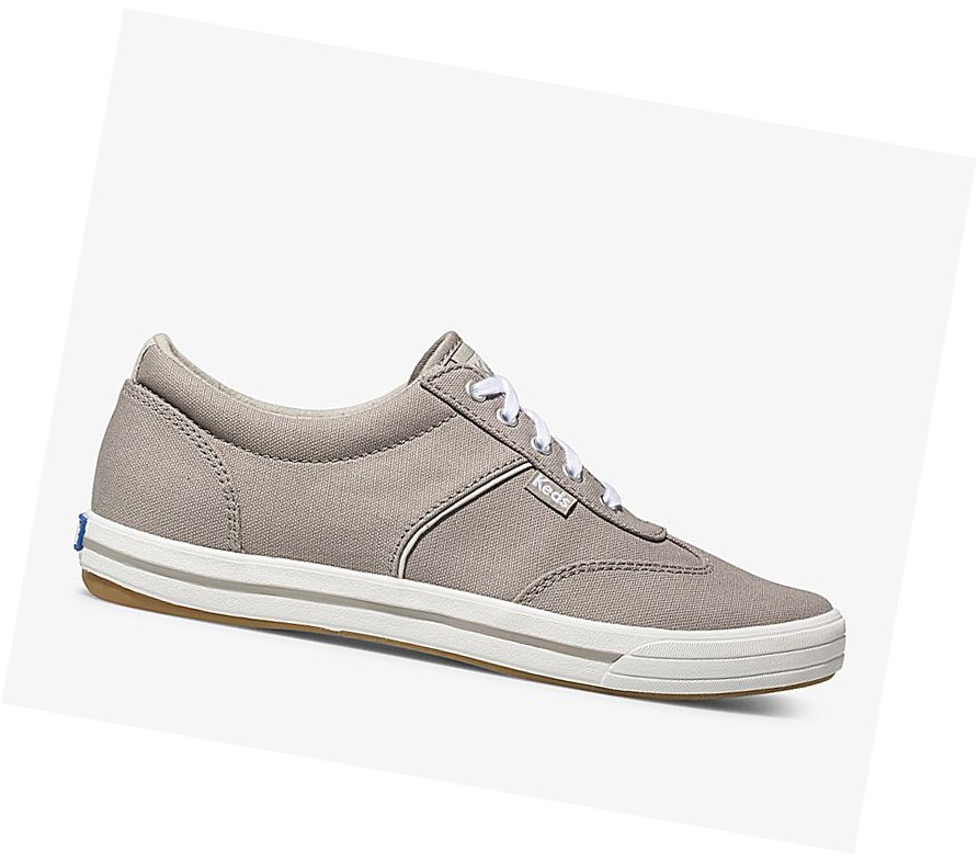 Zapatos con Cordones Keds Courty Comodidad Mujer Gris | NRU-902657