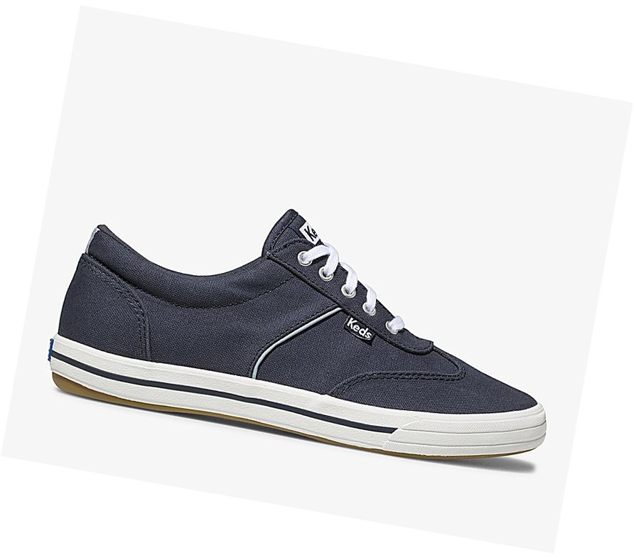 Zapatos con Cordones Keds Courty Mujer Azul Marino | XZV-704982