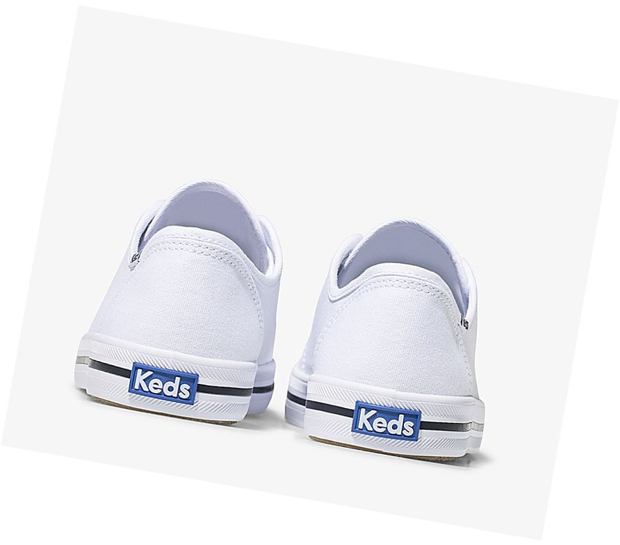 Zapatos con Cordones Keds Kickstart Mujer Blancas | BPI-375194